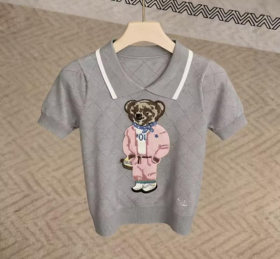 Knit teddy bear