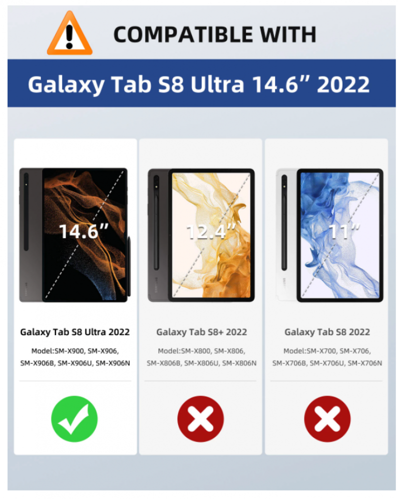 كوفر سامسونج جالكسي تاب S8 الترا