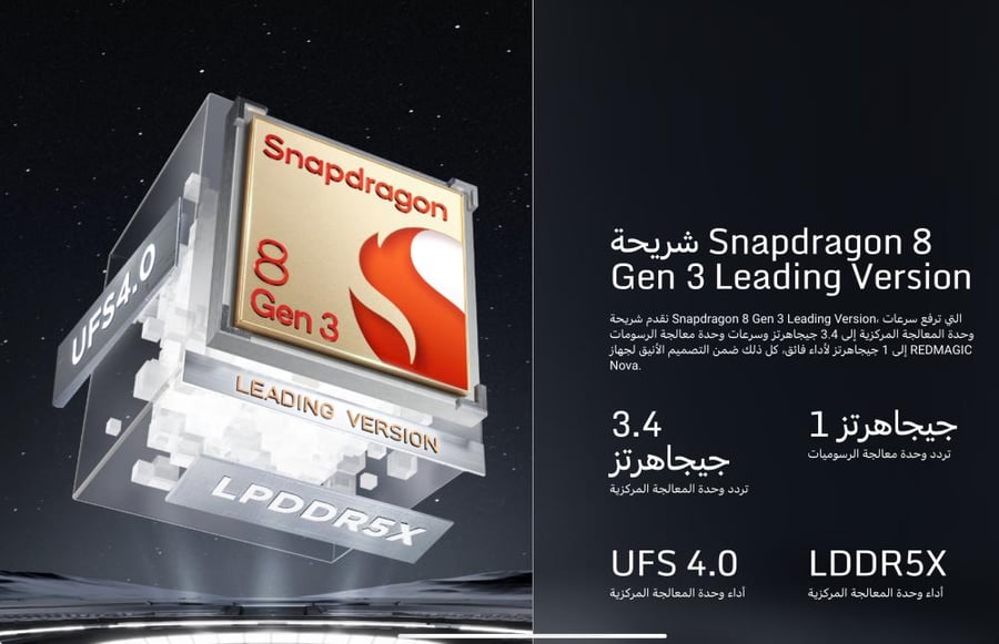 ريد ماجيك تابليت نوفا برو ,  10.9 انش , 1 تيرا بايت , 24 جيجا رام , النظام الصيني ( ضمان سنتين استبدال او صيانة)