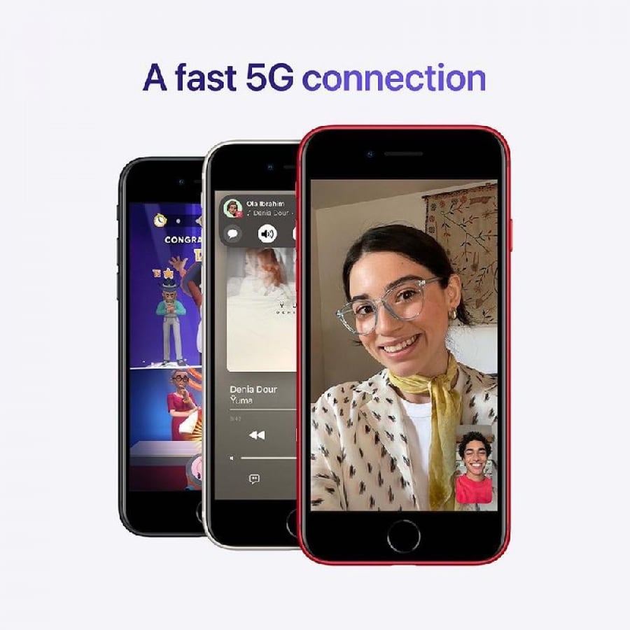 جوال ابل ايفون SE الجيل الثالث - 64GB سماء الليل - صورة 4