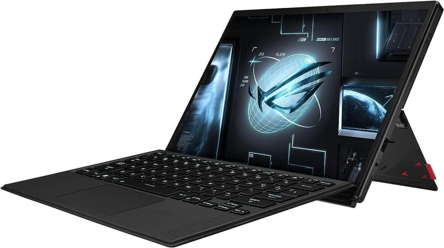 لابتوب العاب اسوس روج فلو Z13 (2023) بشاشة 13.4 انش نيبولا 16:10 QHD 165Hz جيفورس RTX 4050 انتل كور i9-13900H 16GB LPDDR5 1TB منفذ PCIe SSD واي فاي 6E ويندوز 11 GZ301VU-DS94 (بدون كرتون )، اسود