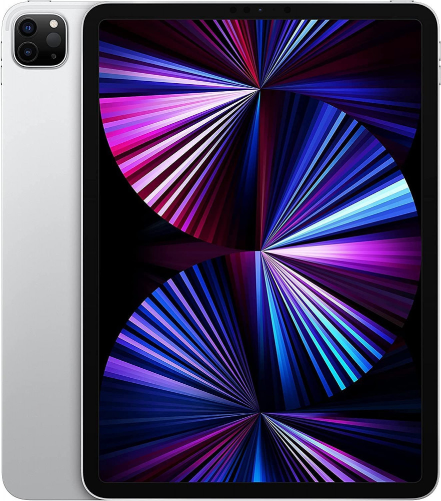 آيباد برو 11 (2021) - Apple iPad Pro 11 M1 3rd Gen Wi-Fi + 5G - 256GB فضي