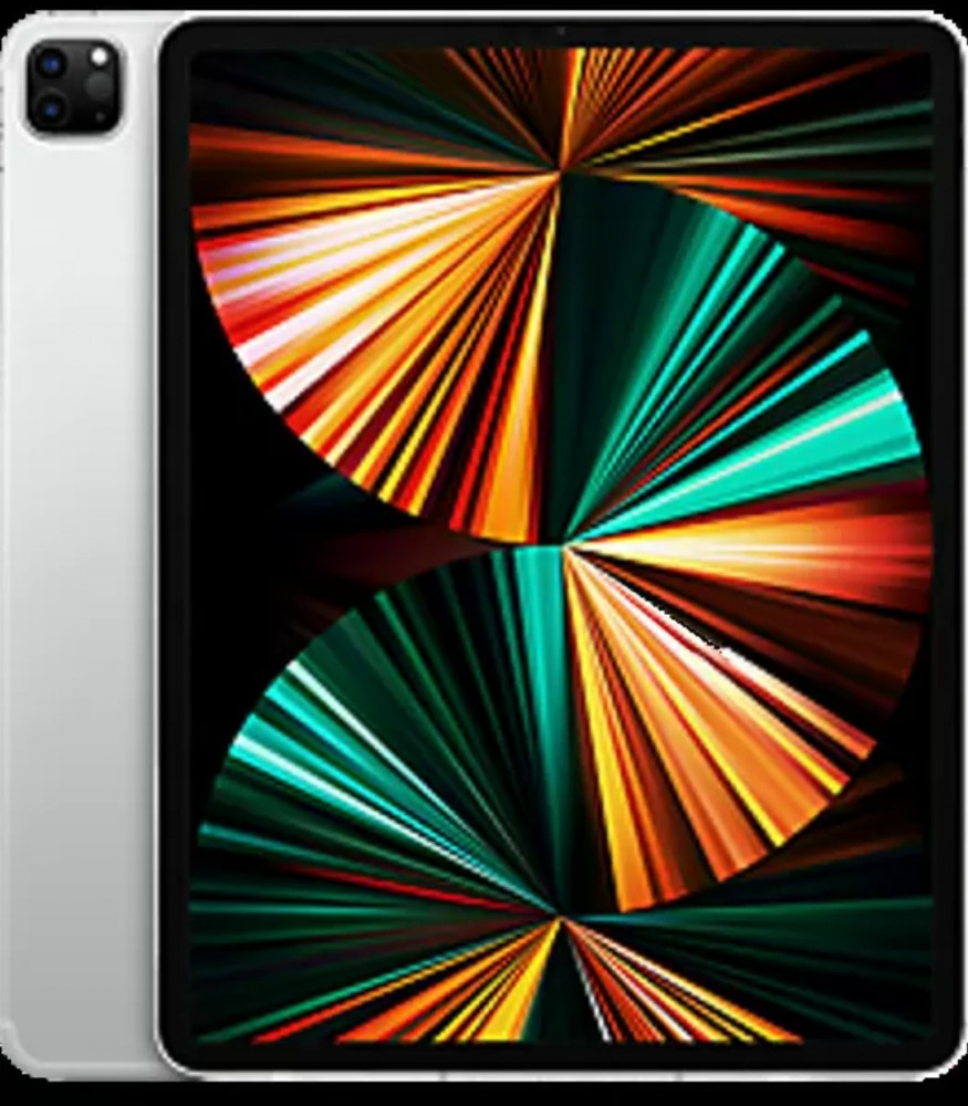 جهاز لوحي ابل ايباد برو 12.9 بوصة 2021 - Apple iPad Pro 12.9-inch (M1) - 512GB واي فاي + شريحة فضي