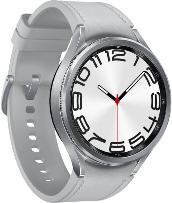 ساعة سامسونج جالكسي ووتش 6 كلاسيك - 47mm بلوتوث فضي