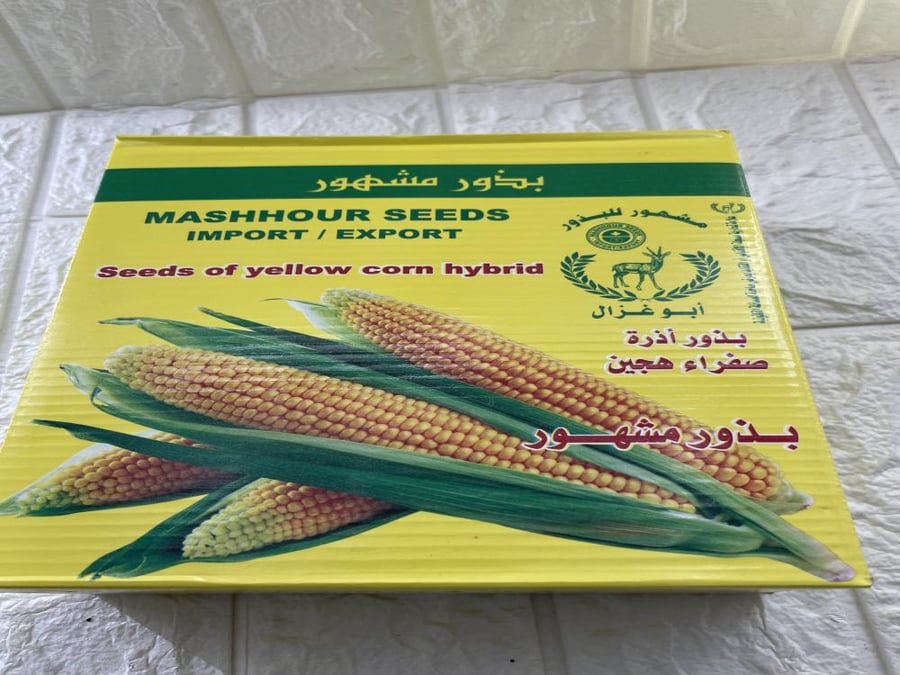 بذور ذرة ابو غزال مشهور صفراء هجين ١ كيلو.