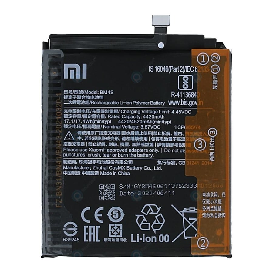 بطارية شاومي ريدمي 10X 5G ريدمي 10X برو 5G الأصلية