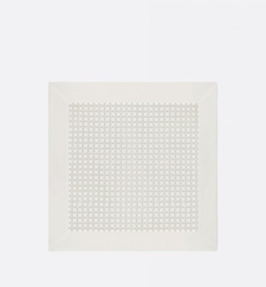 Dior baby blanket - Ivory and Gold