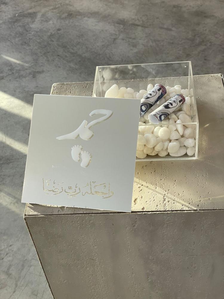بوكس اكريلك مع غطاء مرايه