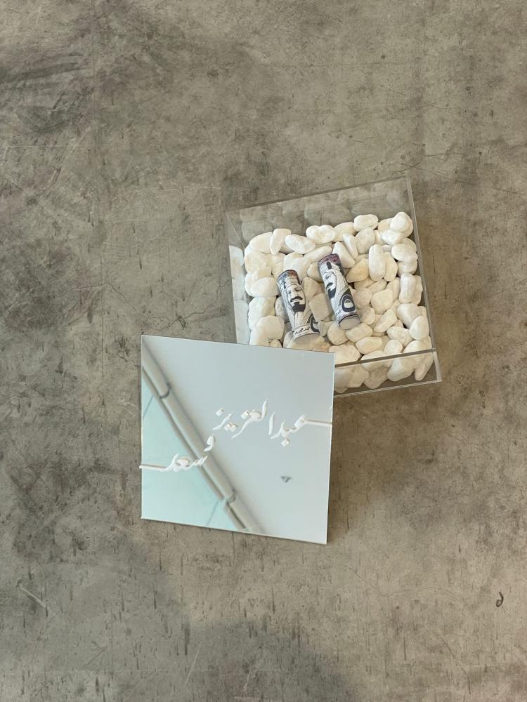 بوكس اكريلك مع غطاء مرايه