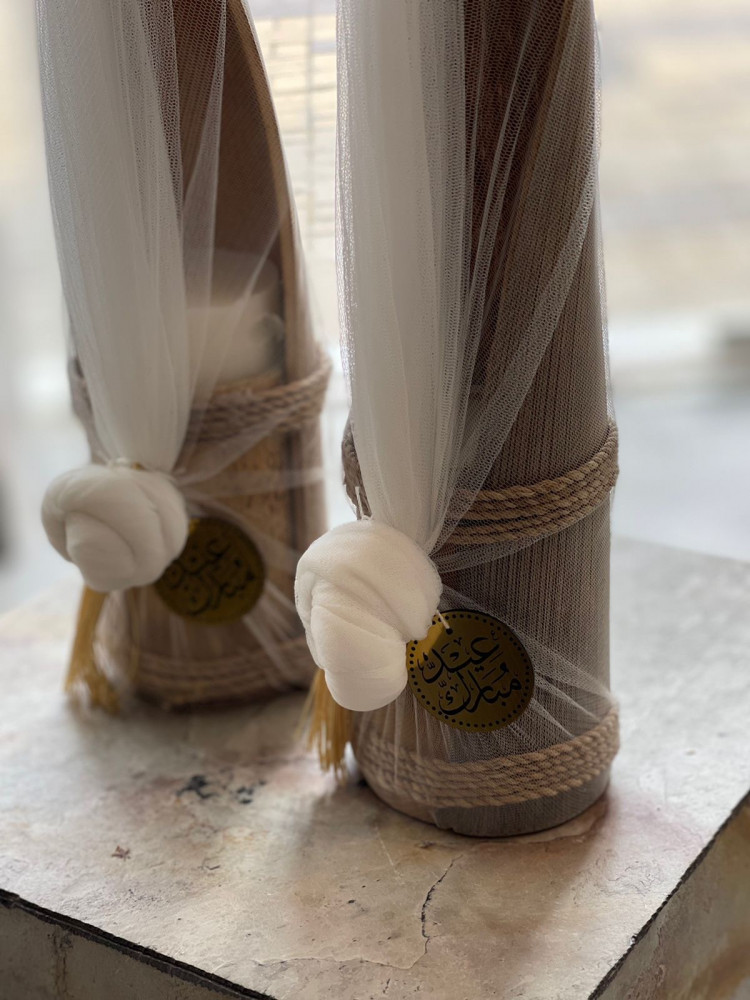 Bamboo tree candle