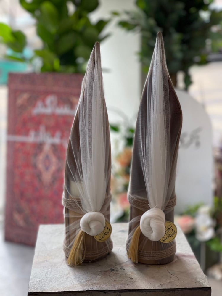 Bamboo tree candle