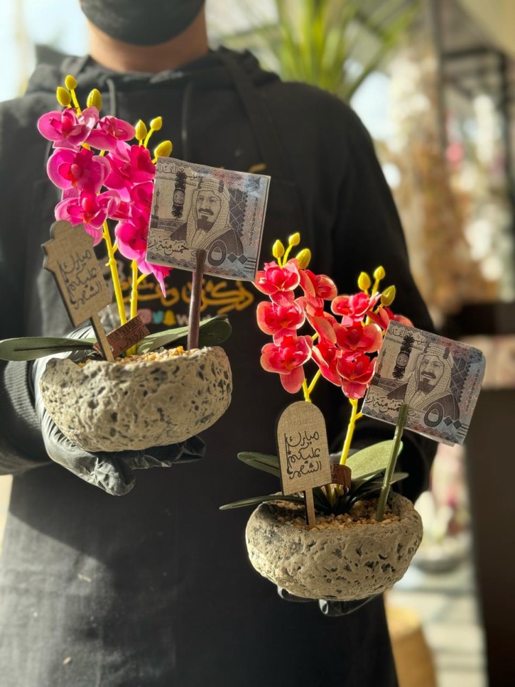 ميني فازة من الحجر الطبيعي مباركة بالشهر الكريم