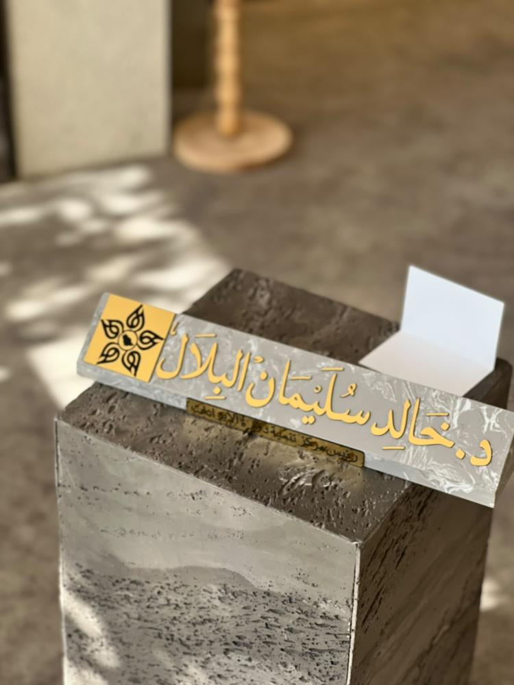 ستاند مكتب رخام طبيعي