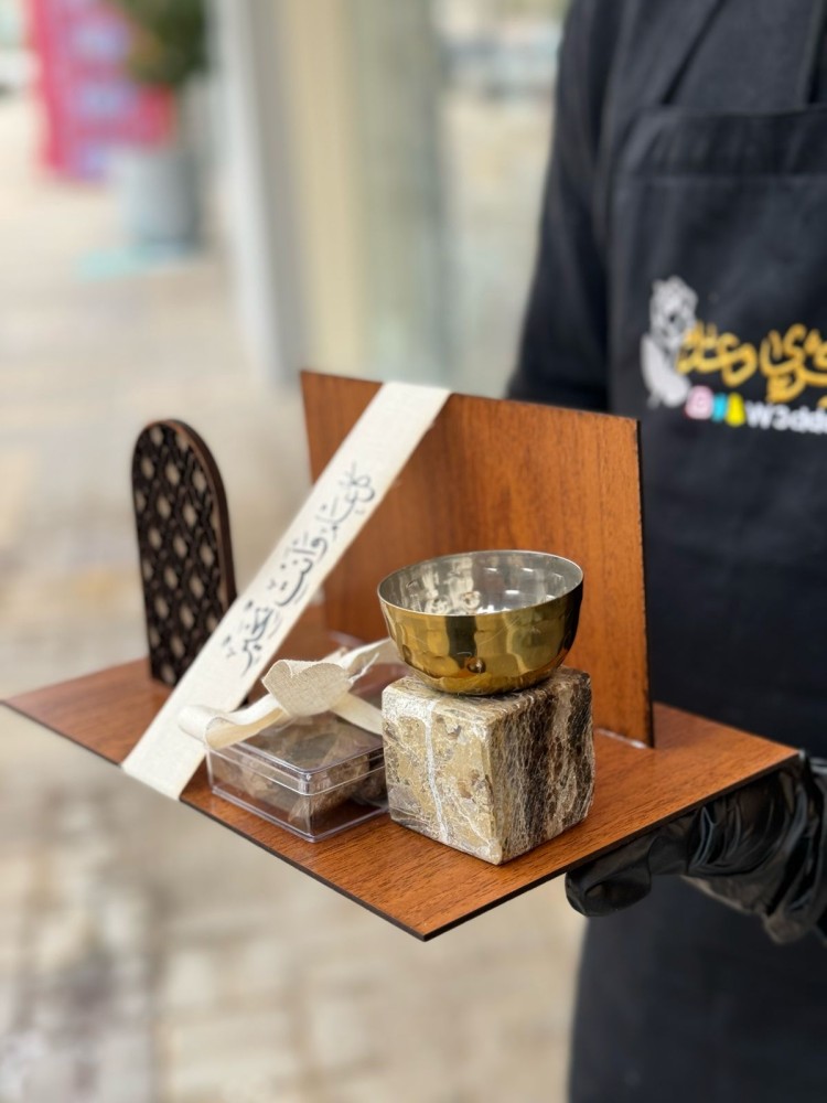 مبخره رخام جرانيت طبيعي وبخور كمبودي فاخر