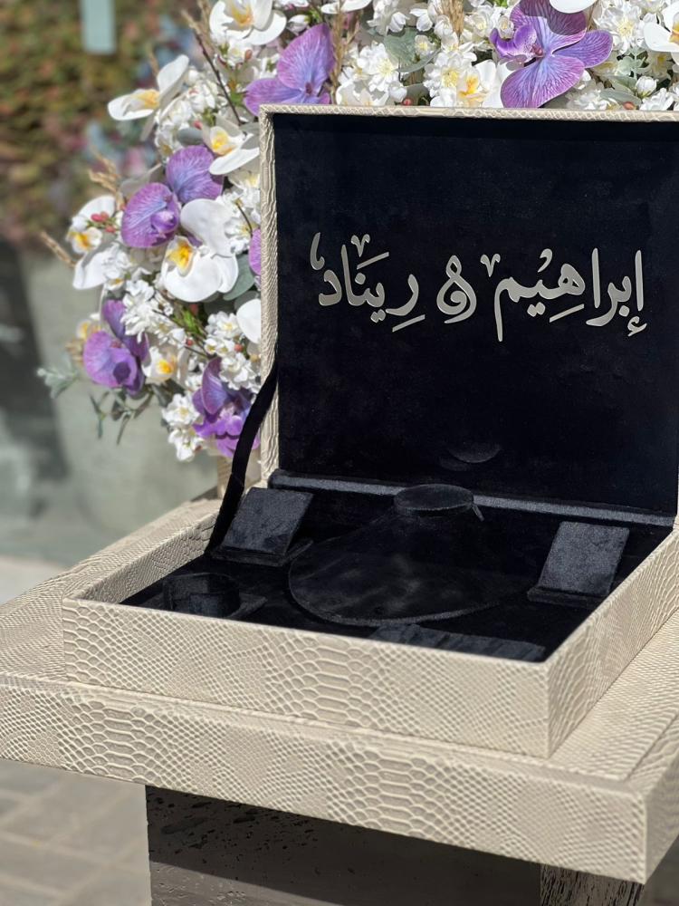 تقديم شبكه عروس بتنسيق انيق