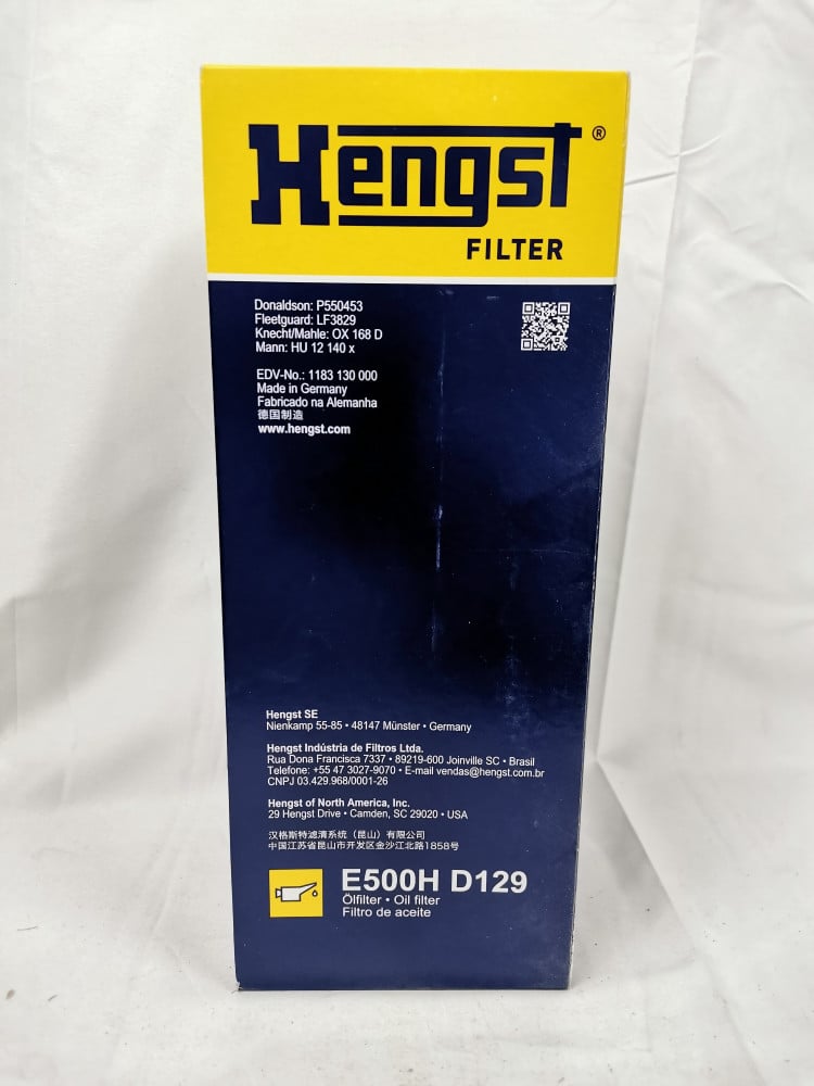 Etractor oil filter