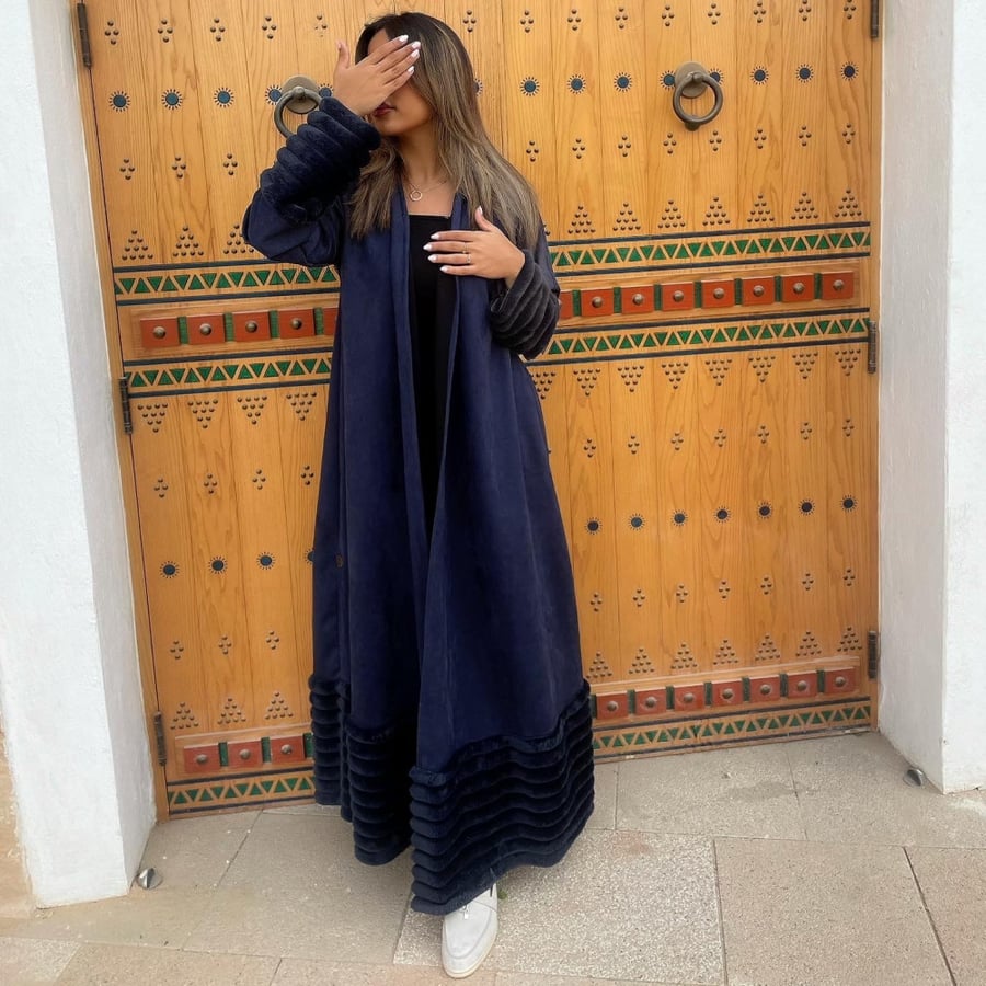 عباية شامواه مع فرو