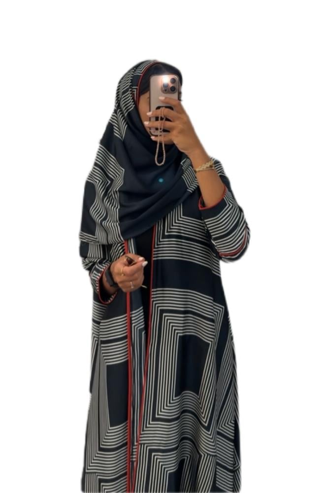 عبايه كلوش مشجر