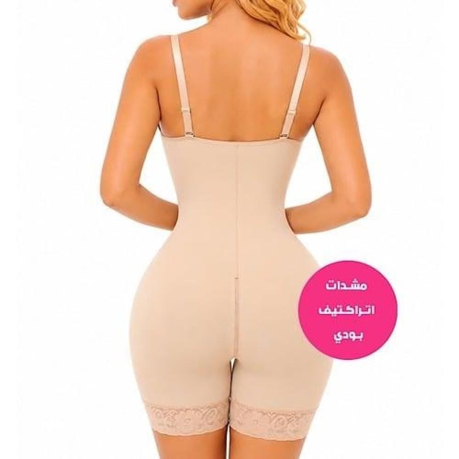 مشد كامل للجسم لشد البطن والخصر ورفع المؤخرة بحمالات مدمجة – ATTRACTIVE BODY