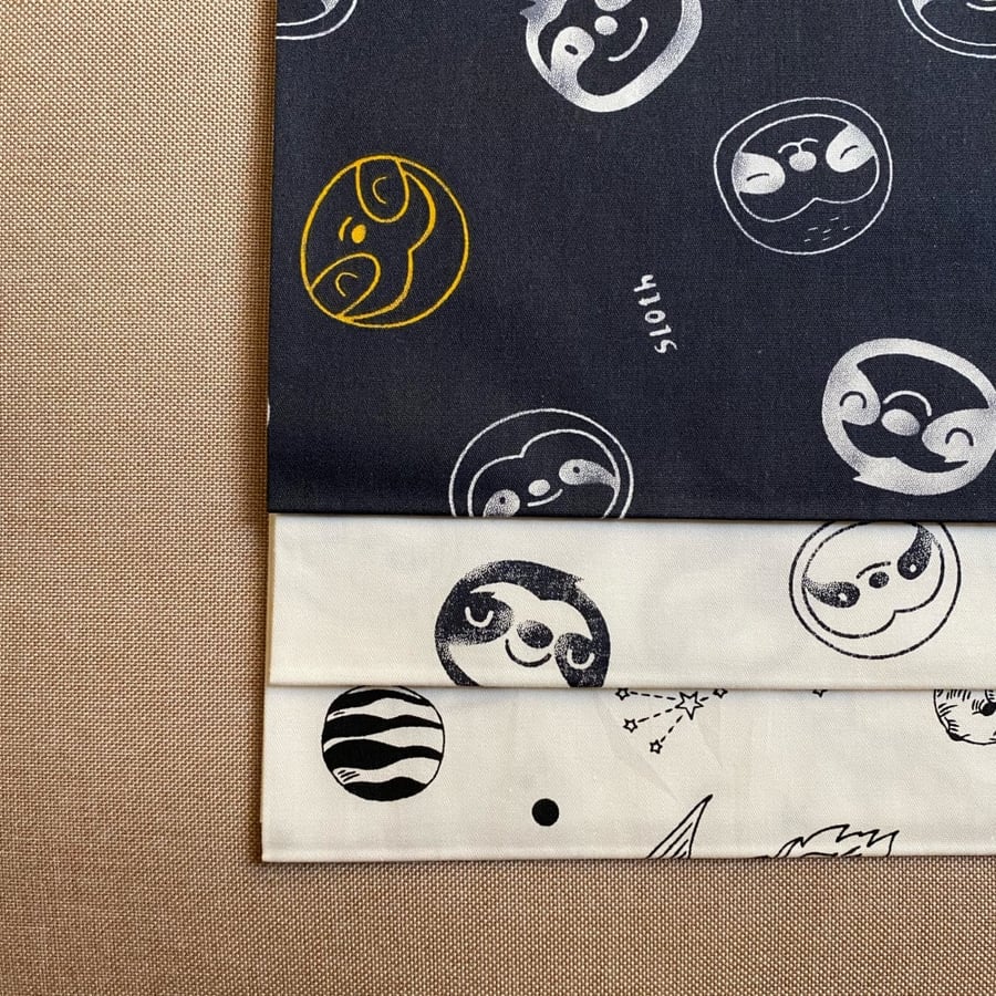 Cotton fabric (size: 50*40 cm) (quantity: 3 pieces)