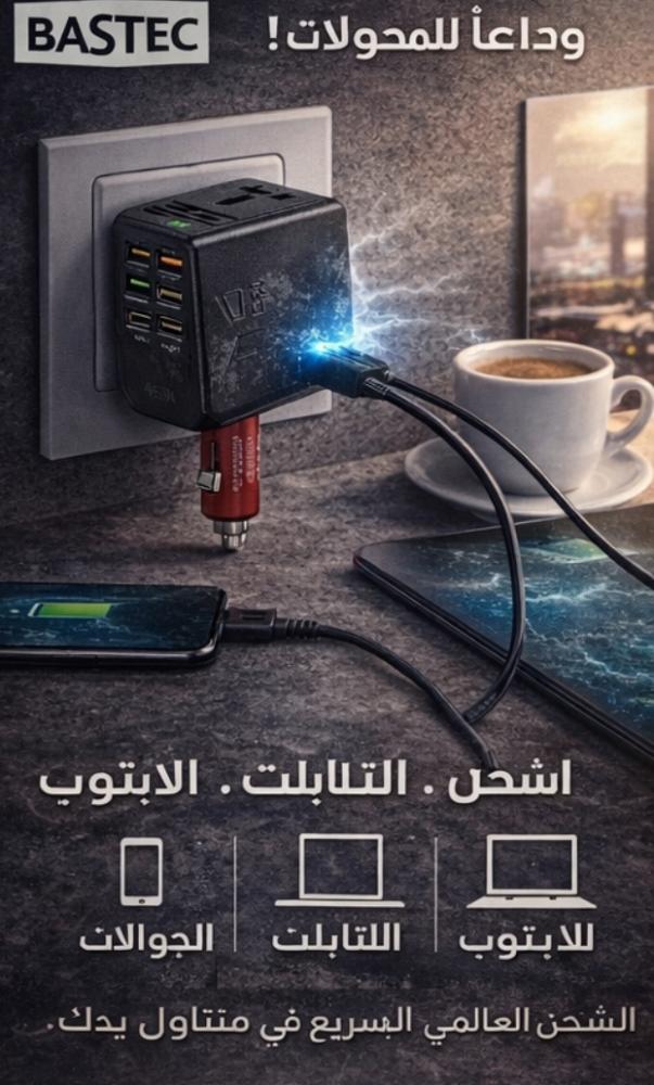 محول الطاقة العالمي السريع BASTEC BC220