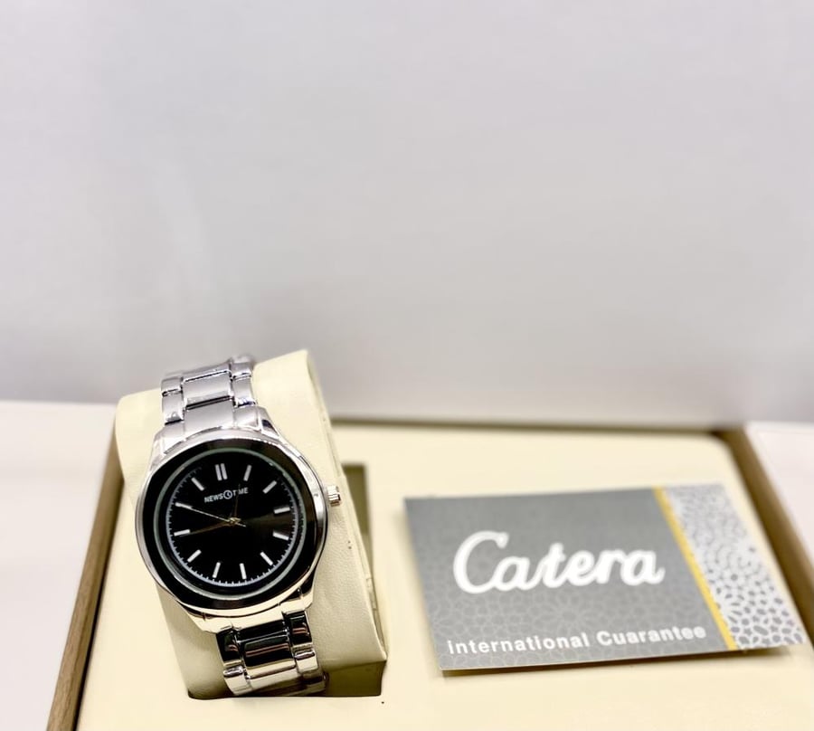 Men's watch from NEWS TIME, black color