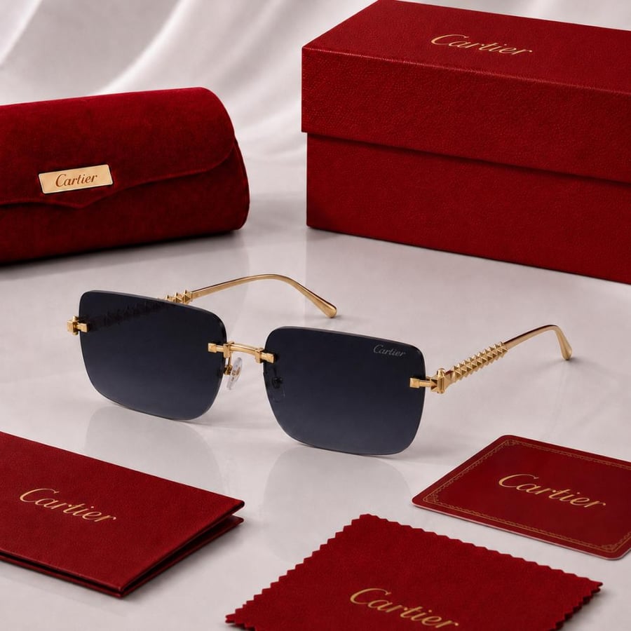 نظارة كارتير Cartier اللون اسود