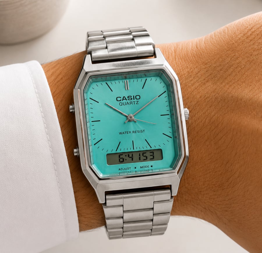 Casio CASIO VINTAGE turquoise watch