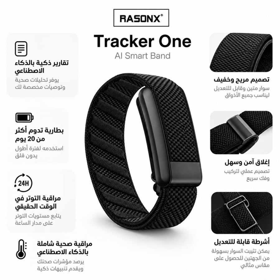 سوار رياضي الذكي من RASONX للرياضيين