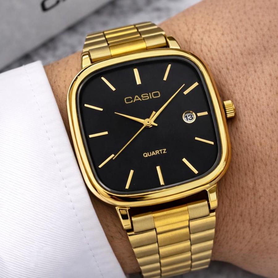 ساعة كاسيو casio LTP اسود