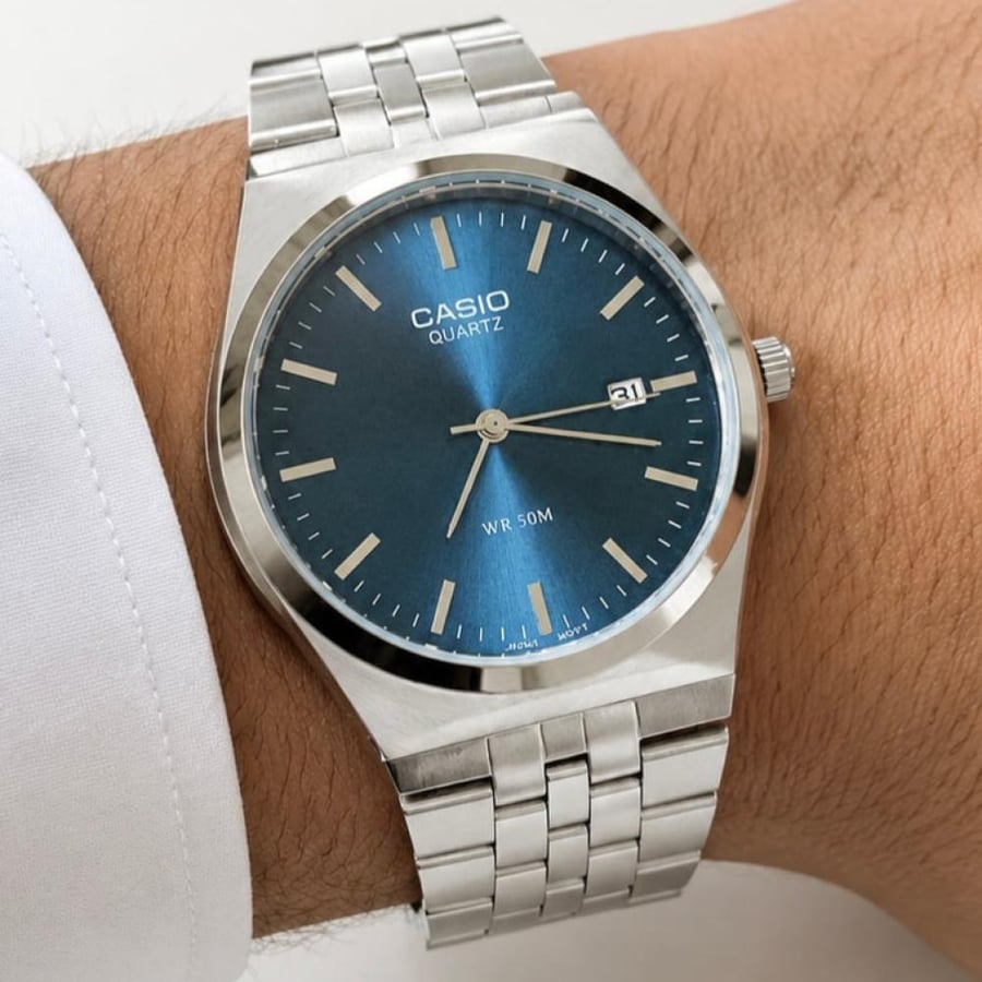 ساعة كاسيو CASIO MTP اللون كحلي