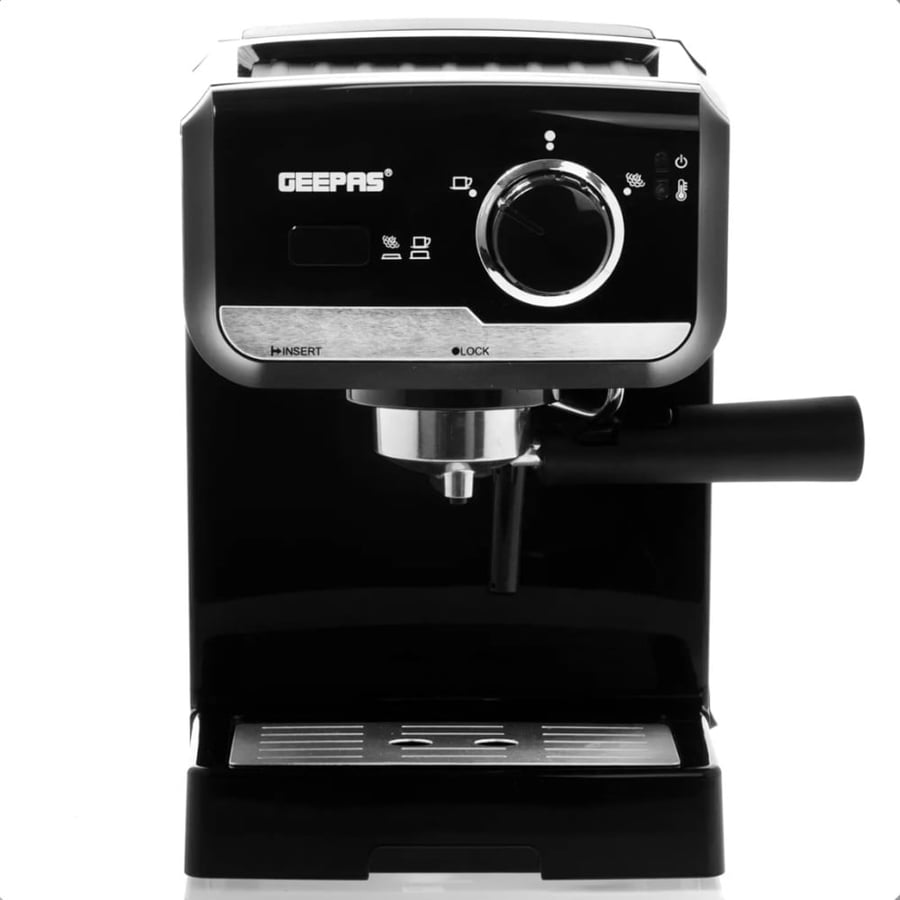 Gibas espresso powder machine black - GCM6108