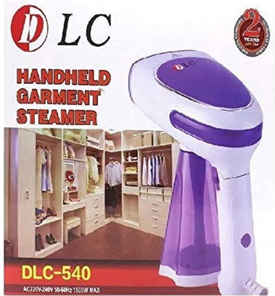 مكواة بخار محمولة للملابس سعة 1500 واط ، DLC-540