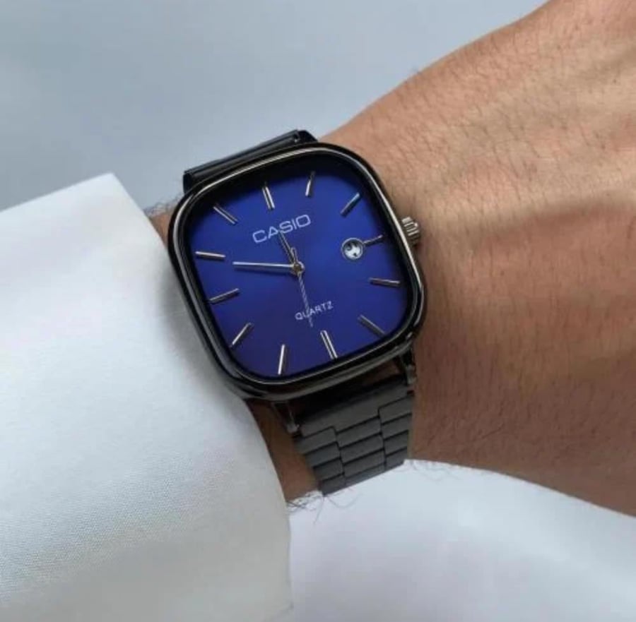 ساعة كاسيو casio LTP كحلي غامق