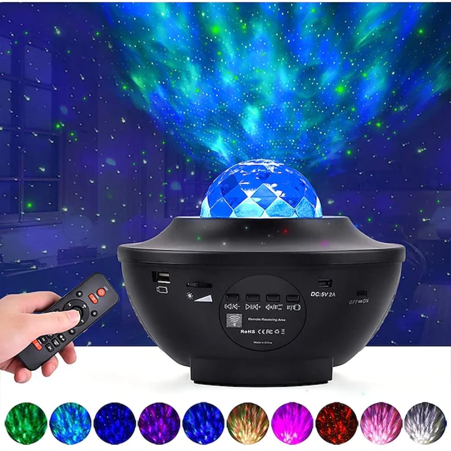 Space lighting with speaker headset