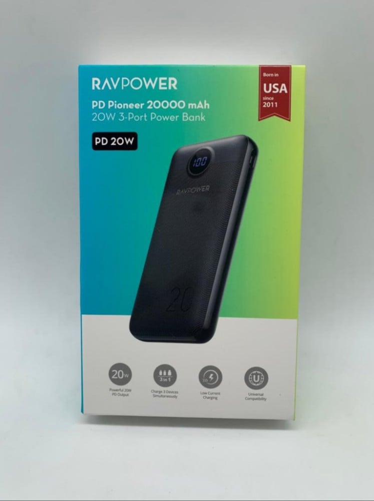 Power bank, portable charger RAVPower, 20,000
