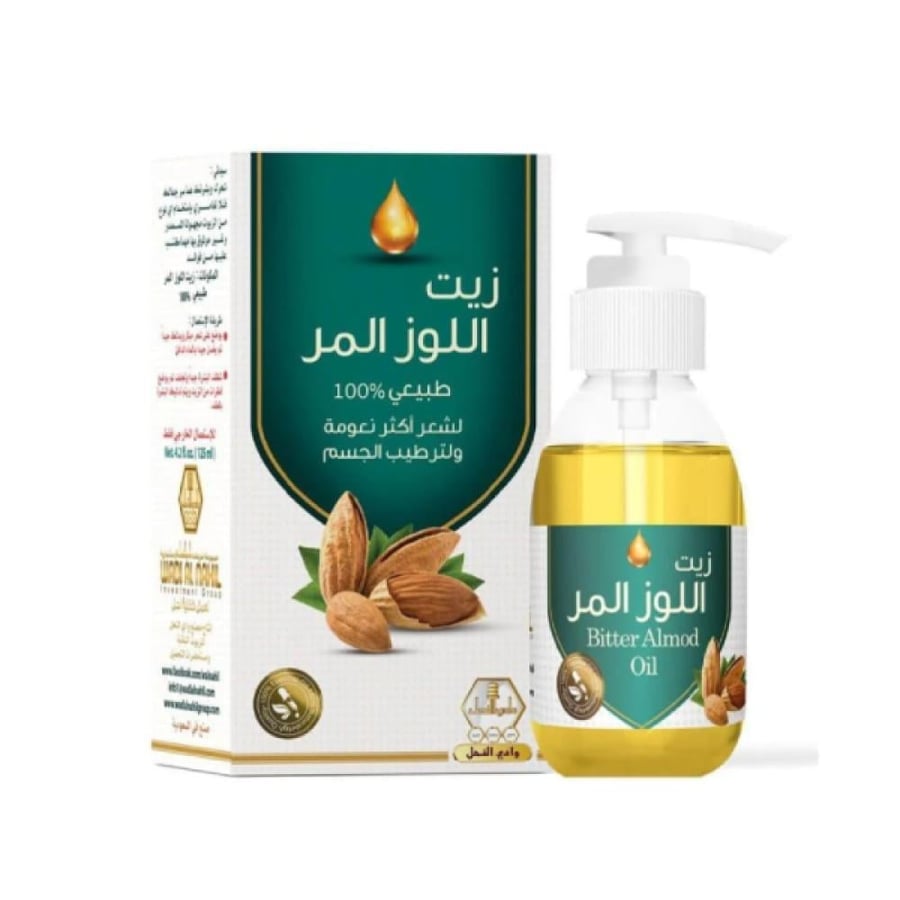 وداي النحل زيت اللوز المر لترطيب الشعر والجسم - 125 مل