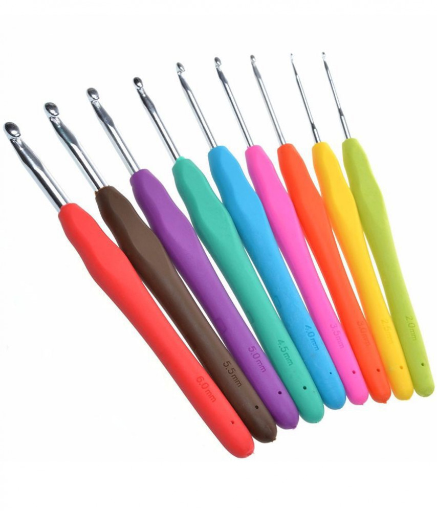 Crochet Needle set 9 pcs   مجموعة إبرة الكروشيه 9 قطع