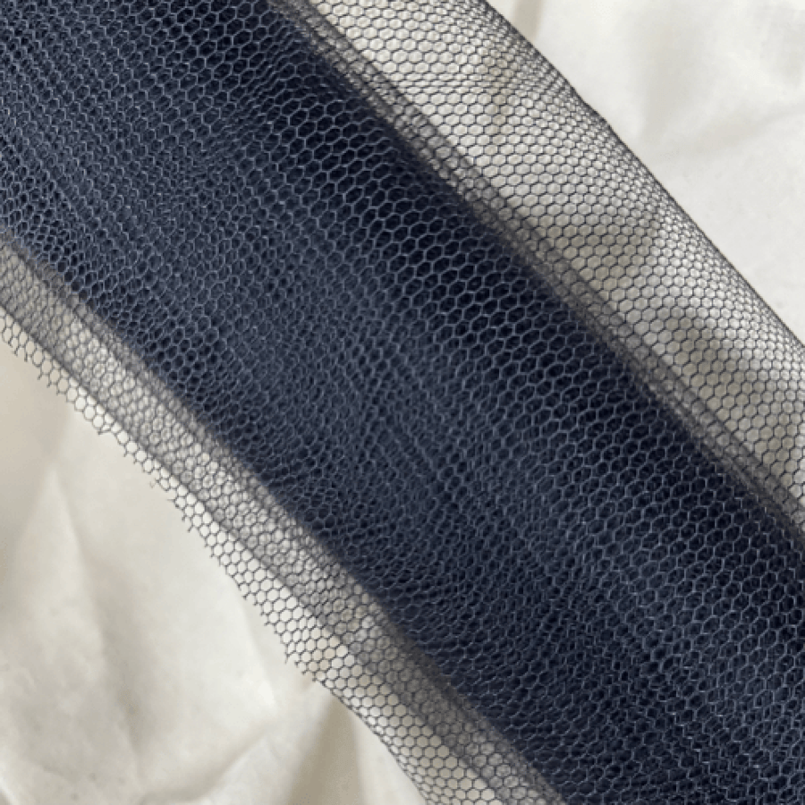 Poleyster Mesh Black   قماش جيبون أسود
