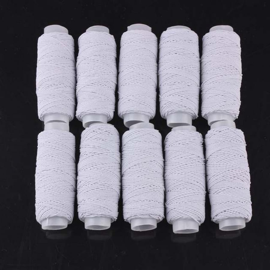 Elastic thread White   بكرة مطاطية أبيض