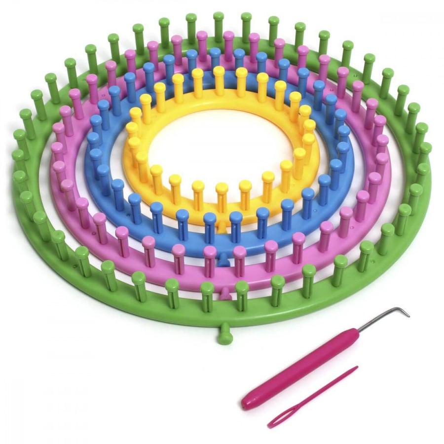 Round loom set   طقم نول الحياكة