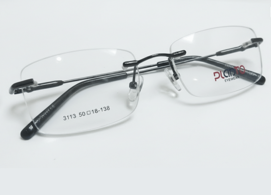 Eyeglasses without frame (frameless) color gray model number 3113