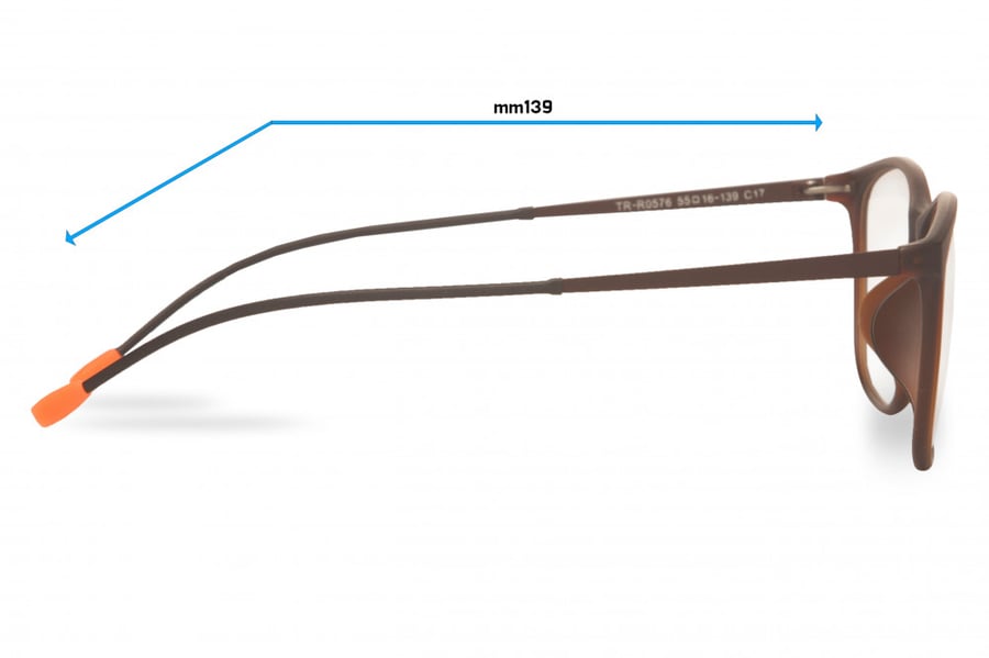 Women's medical glasses - men's made of plastic model number: 576C17