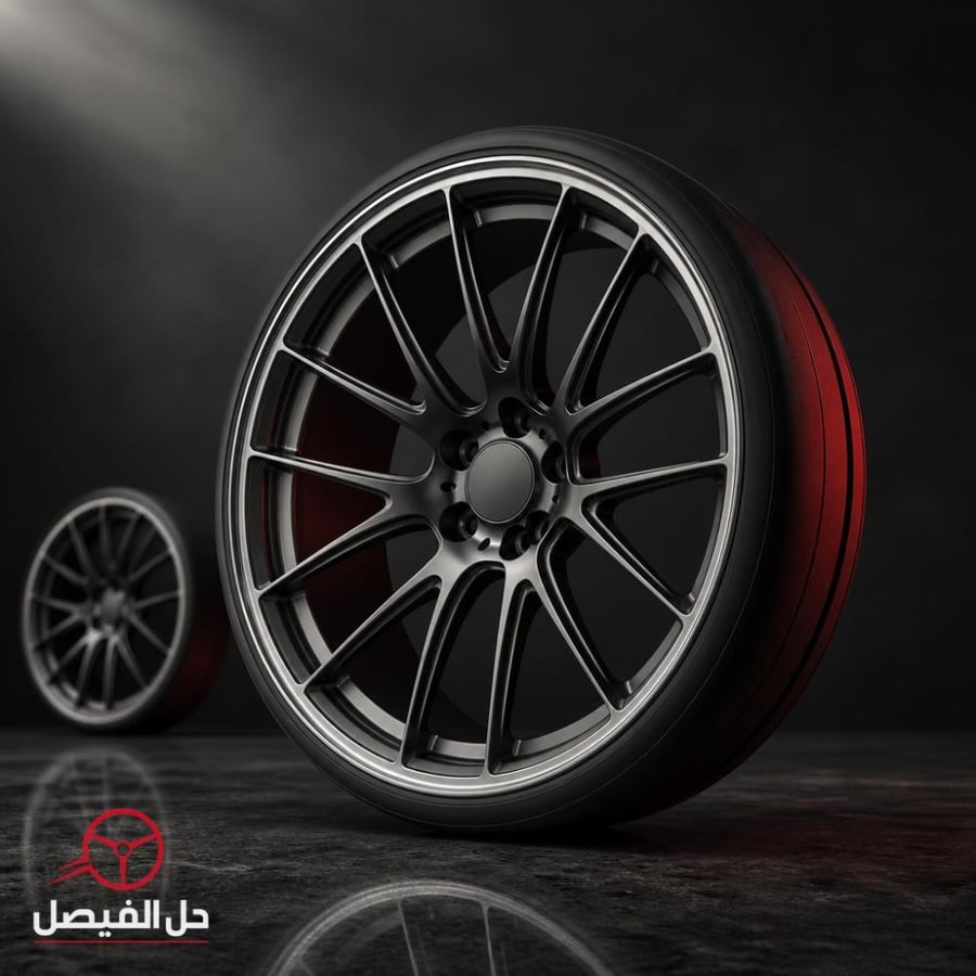 جنوط HF Forged FX-22 مع إطارات — طقم 4 قطع
