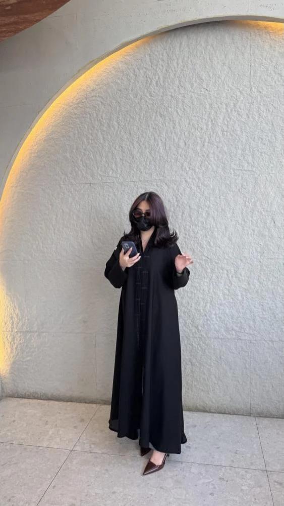 عباية شادر أسود