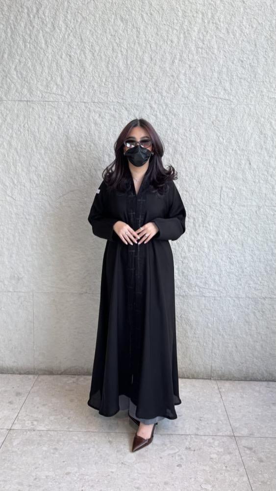 عباية شادر أسود