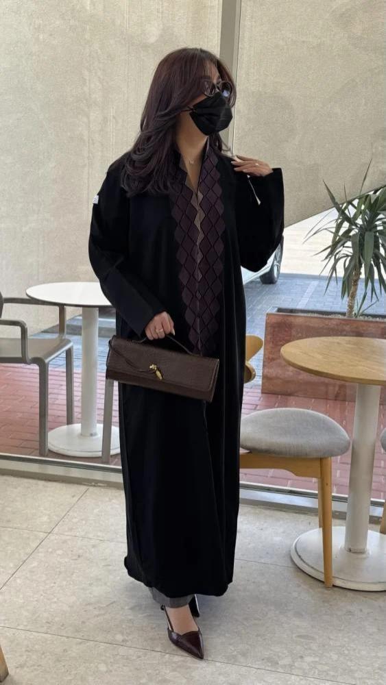 عباية جود بنفسجي غامق