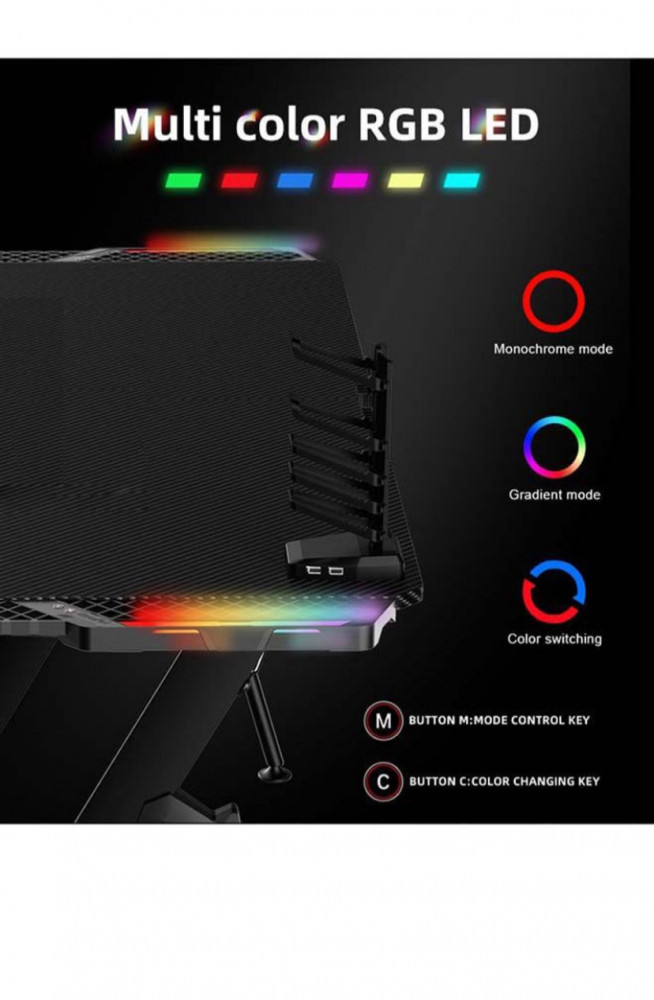 طاولة احترافية للألعاب بإضاءة متعددة الألوان RGB مقاس 153 سم