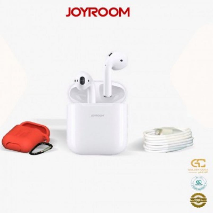 سماعة جيروم ايربودز Joyroom JR-T03s- الإصدار الخامس ( الأخير ) الكود الذهبي ضمان سنتين