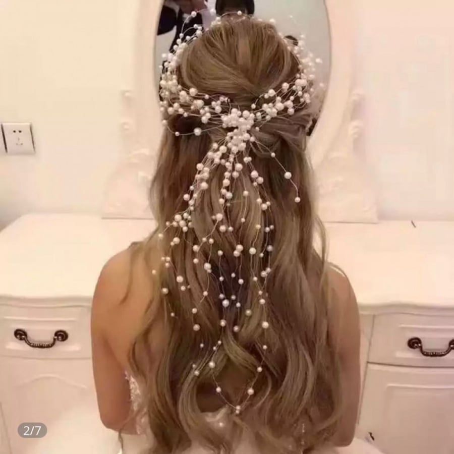 -طوق شعر للمناسبات لؤلؤ